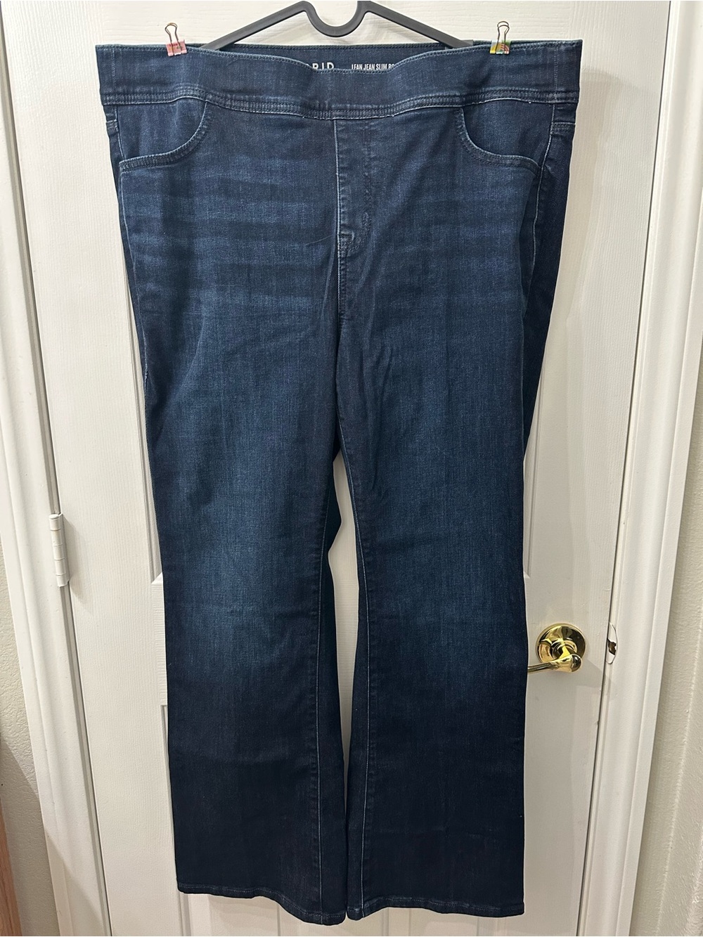 Torrid Jeans Lean Jean Slim Boot Cut Super Soft Short Length Dark Wash 2X